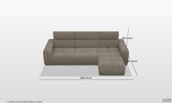 Univers Sectional w/bed, recliner and storage - Image 2